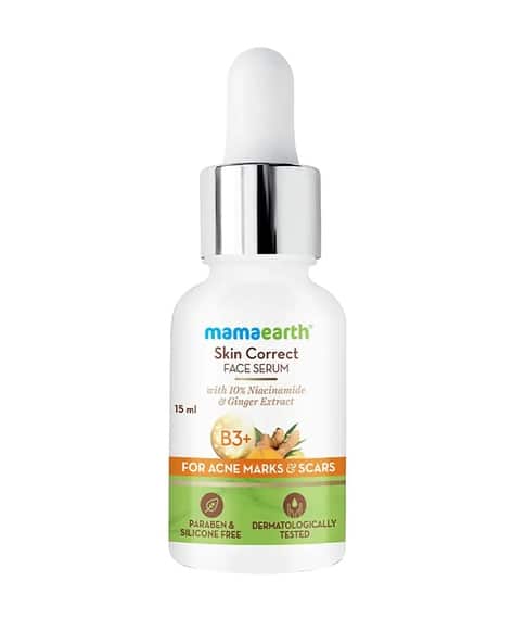 MAMAEARTH Skin Correct Face Serum With Niacinamide And Ginger Extract