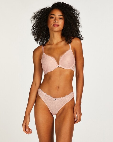 Marine Padded Push-Up Under-Wired Bra