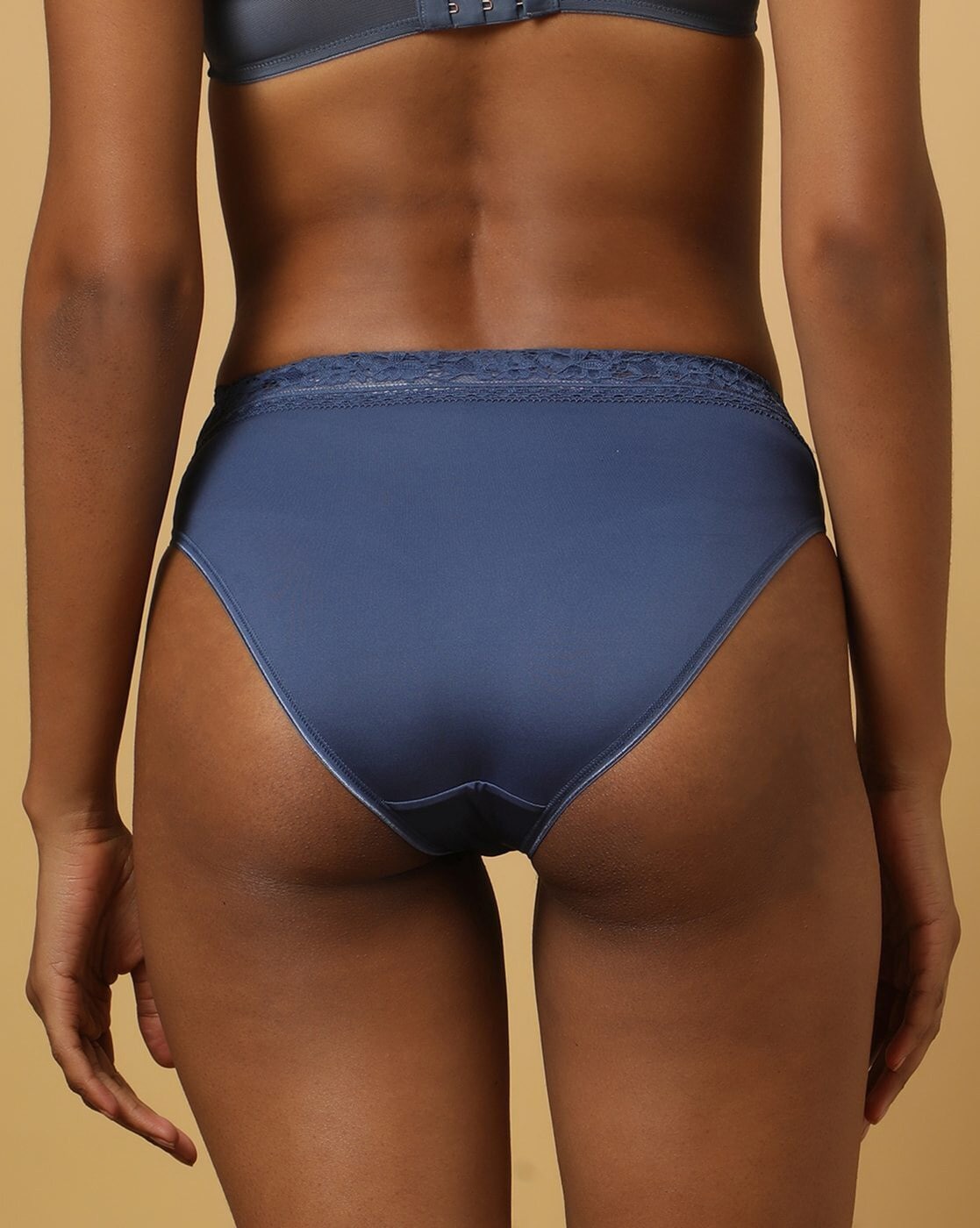 AAOMASSR 5 Pack Women's High Waisted Cotton Underwear No Muffin