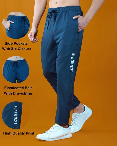 2020 New Fashion high quality track pantsWholesale Stripes Vintage zipper  men Track casual Pants