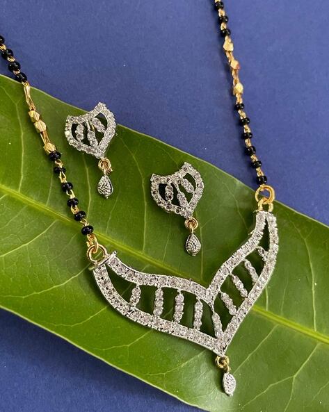 Daily Wear Mangalsutra With Earrings 2024 | favors.com