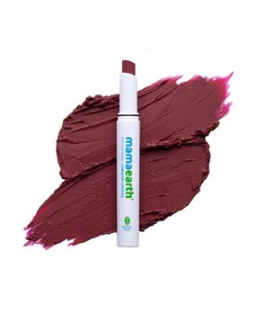 mamaearth Moisture Matte Longstay Lipstick With Avocado Oil & Vitamin E - 02 Plum Punch-picture-39