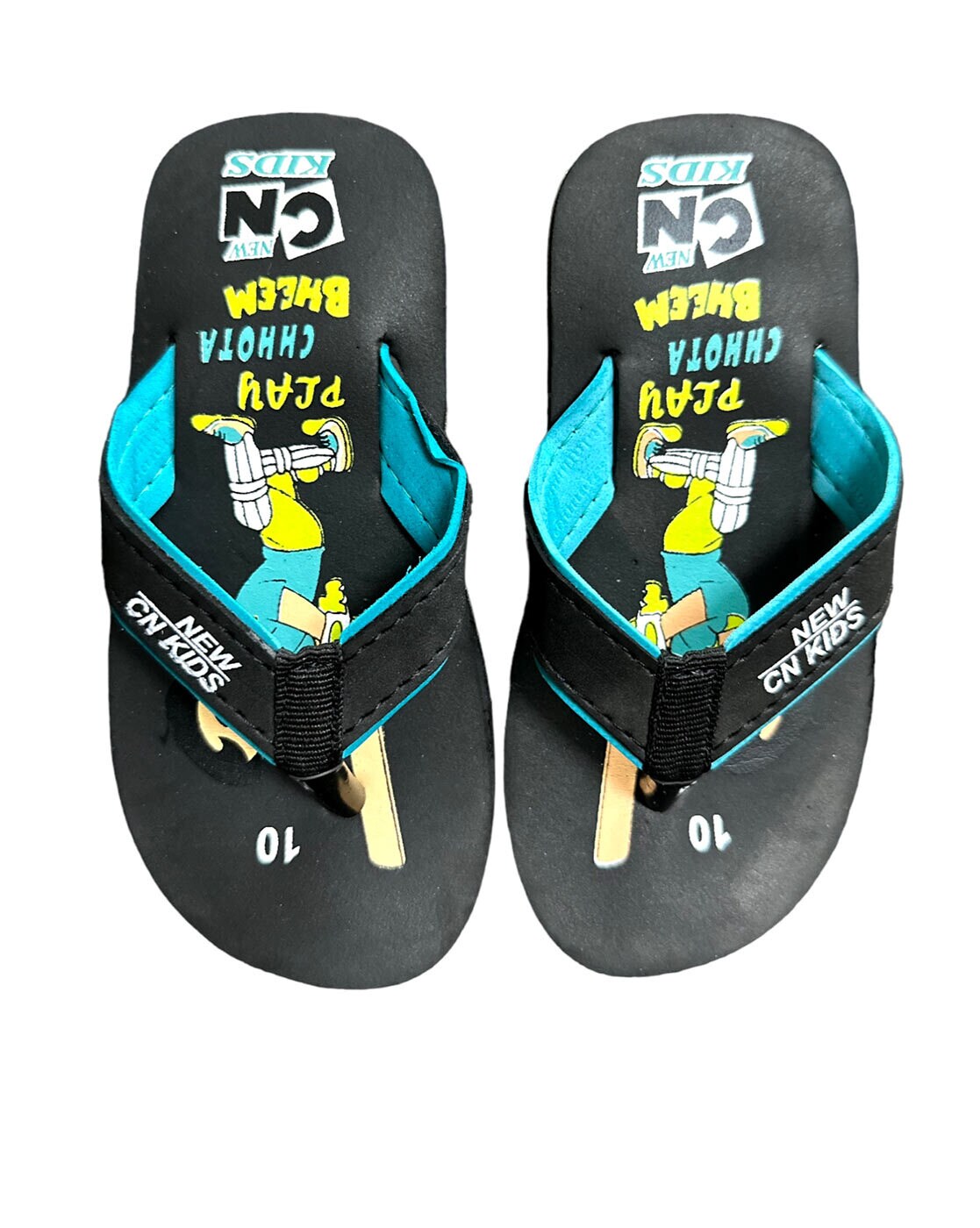 Buy Shoekids Chhota Bheem Print Thong-Strap Flip-Flops at Redfynd