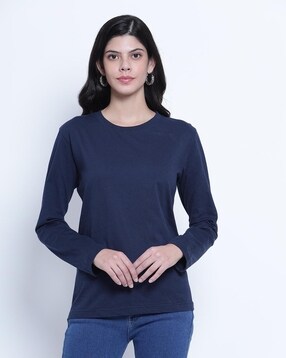 Buy Blue Tshirts for Women by AUSK Online