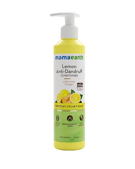 MAMAEARTH Lemon Anti-Dandruff Conditioner With Lemon And aloe vera For Itchy And Flaky Scalp