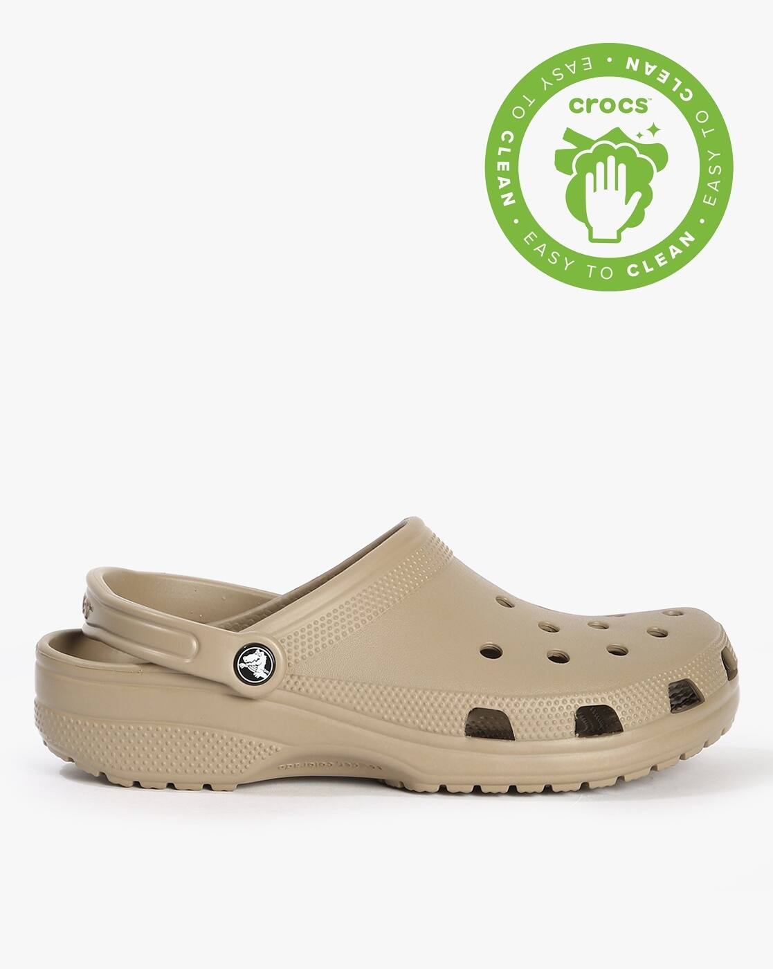 crocs classic brown