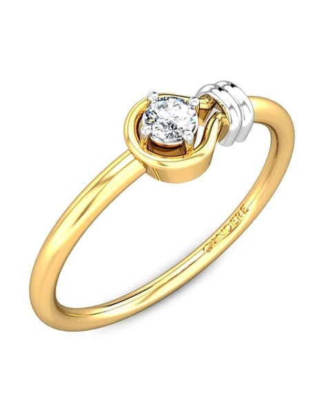 Candere by Kalyan Jewellers BIS Hallmark Women 18kt Yellow Gold ring Price  in India - Buy Candere by Kalyan Jewellers BIS Hallmark Women 18kt Yellow Gold  ring online at Flipkart.com