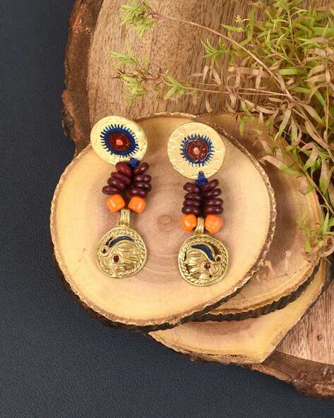 Buy Handmade and Hand Painted Terracotta Necklace Set .. Sustainable  Fashion Online in India - Etsy