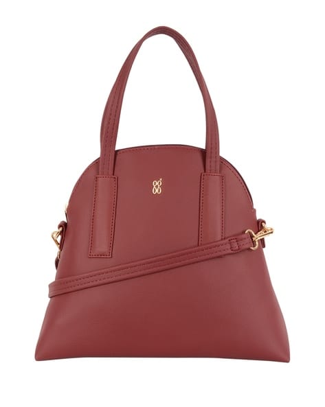 BAGGIT Women Satchel Bag with Metal Logo