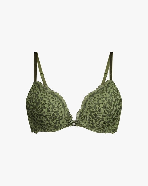 Lace Under-Wired Padded Strapless Bra