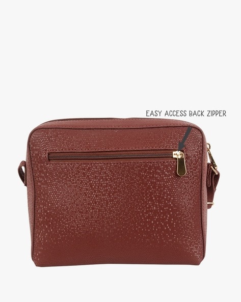 Cecilia Leather Top Zip Crossbody Bag - ZB1888001 - Fossil