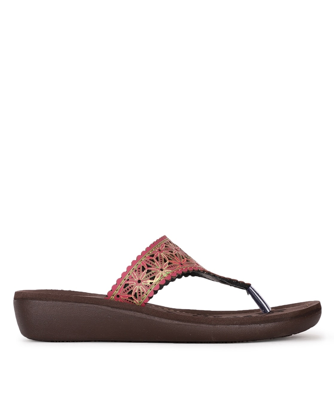 Buy online Women Copper Colored Slip On Wedges from heels for Women by  Gardin for ₹1639 at 59% off | 2024 Limeroad.com