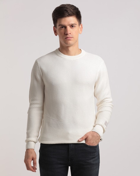 Off white cotton outlet sweater