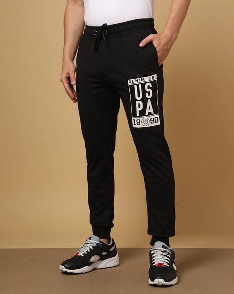 Buy Men's Printed Track Pants with Pocket Detail and Drawstring Online |  Centrepoint Bahrain