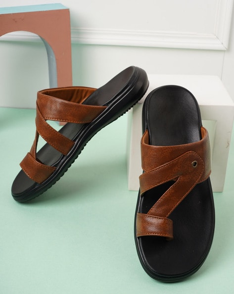 Expensive discount leather sandals