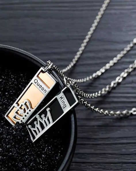 Buy Silver Necklaces & Pendants for Women by Vendsy Online | Ajio.com