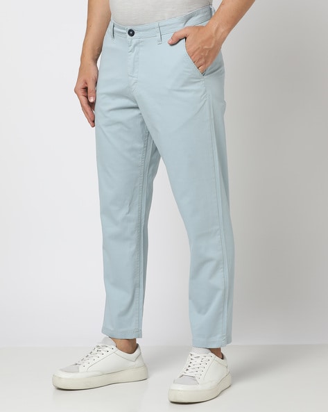 Buy Blue Trousers & Pants for Men by JOHN PLAYERS Online