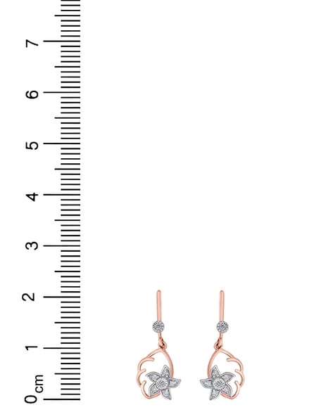 Zales 1/8 CT. T.w. Diamond Heart Knot Hoop Earrings in 10K Rose Gold | Mall  of America®