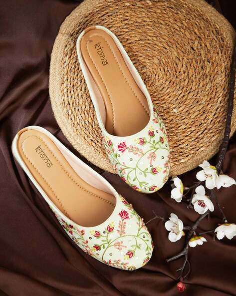 Embroidered best sale ballet shoes