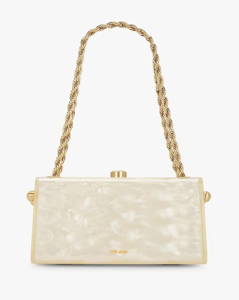 Buy Ivory Beetel Croc Handheld Bag Online - Accessorize India