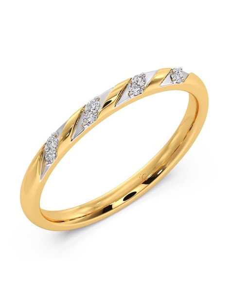 Buy Dual Toned Rings for Women by Candere By Kalyan Jewellers