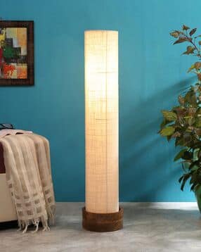 devansh Floor Lighting Lamp with Wooden Base-picture-10