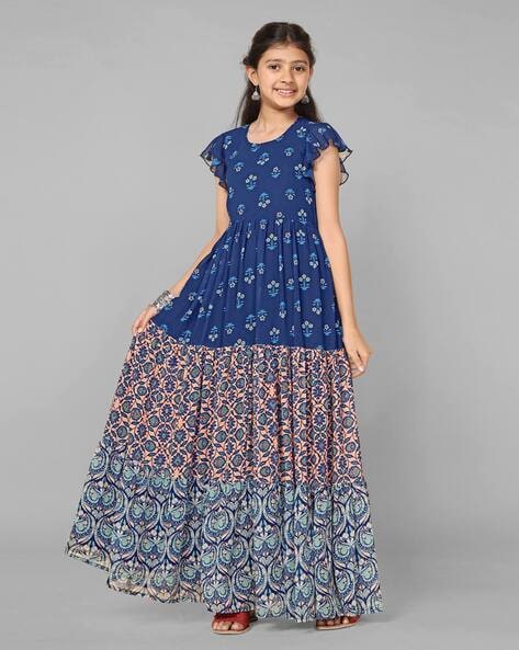 Beautiful blue off the shoulder girls ball gown dress | Girls ball gown  dresses, Girls ball gown, Pretty dresses for kids