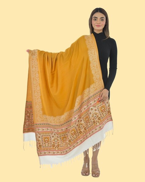 Shawl with Woven Motifs Price in India