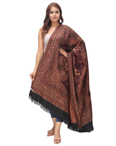 Printed Woolen Shawl Price in India