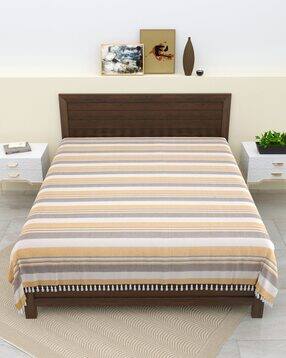 150 TC Striped Cotton Double Bedsheet 240 x 220 cm-image-21