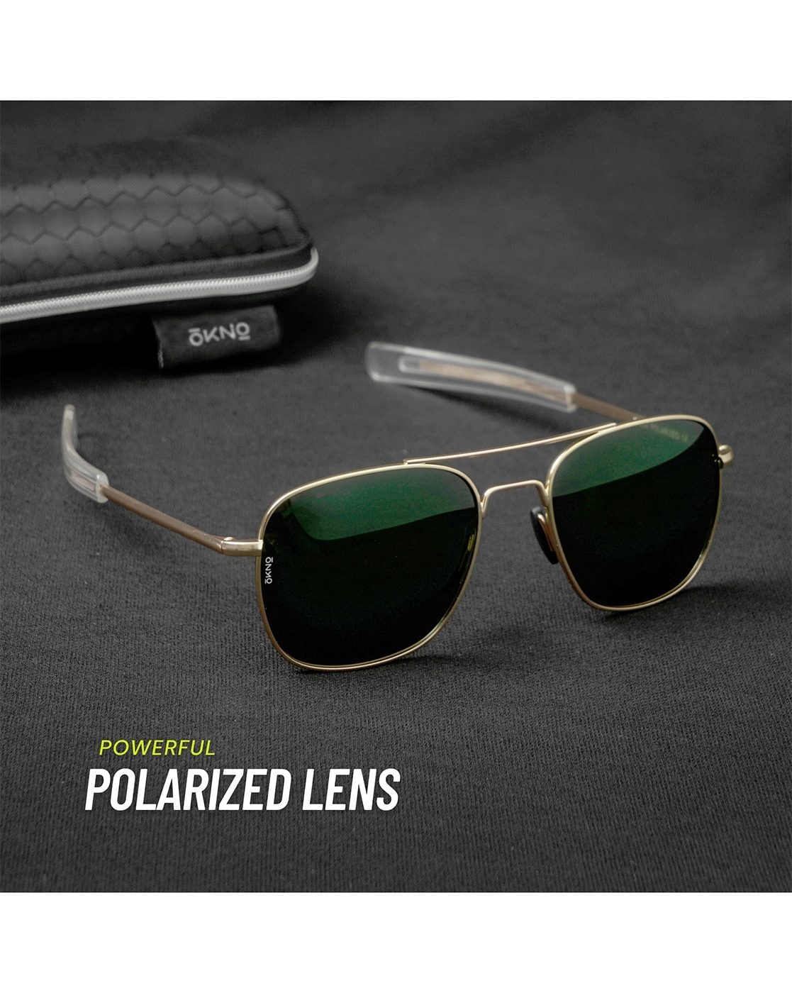 SC3EL1081 UV-Protected Rectangular Sunglasses
