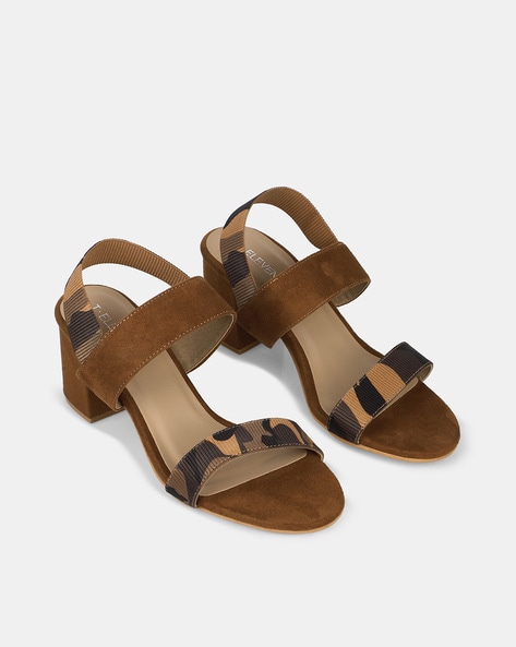 Tan discount chunky sandals