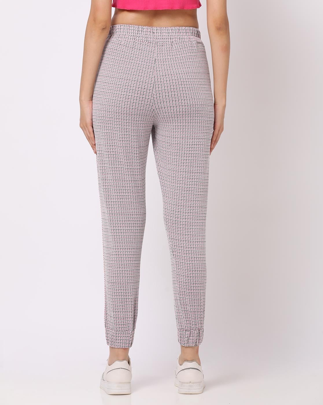 Piccola Speranza - Girls Pink Check Trousers | Childrensalon