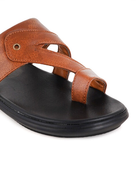 Toe Ring Multi Strap Flip Flops