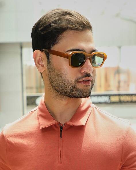 VOYAGE Men UV-Protected Full-Rim Wayfarers-3606MG3704