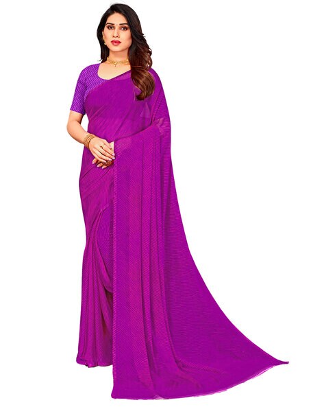 Purple Saree Traditional - Buy Purple Saree Traditional online in India