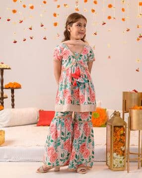 pspeaches Floral Print 3-Piece Kurta Suit Set-picture-34