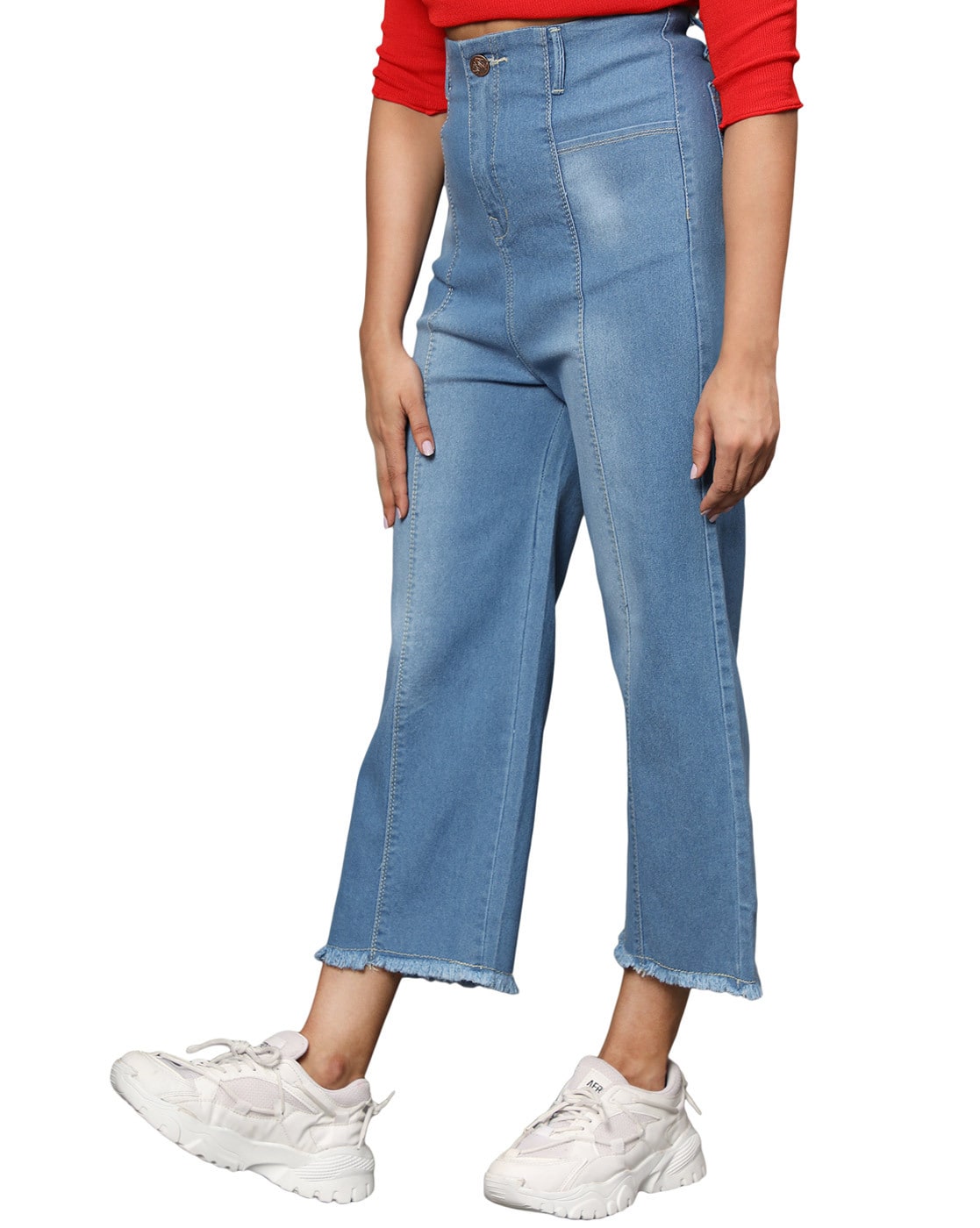 Buy Blue Jeans & Jeggings for Women by ANGELFAB Online