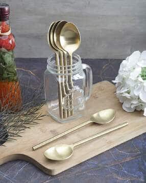 vareesha Set of 6 Imperial Matt Finish Table Spoons-picture-14