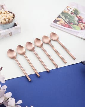 vareesha Set of 6 Stainless Steel Tea Spoons-picture-13