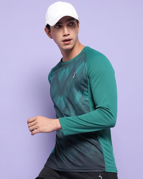 Regular Fit Graphic Print Crew-Neck T-Shirt