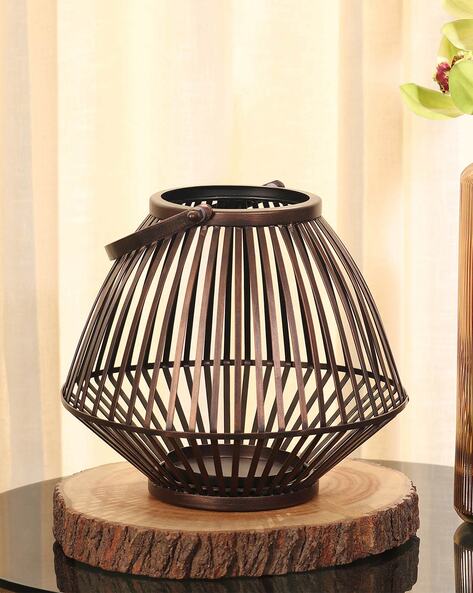 Brass Bamboo Candle Lantern  Candle lanterns, Bamboo candle, Lantern  candle decor