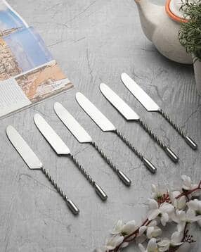 vareesha Set of 6 Knives with Matt Finish Twisted Handle-picture-26