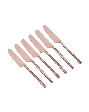 vareesha Set of 6 Rose Gold-Plated Knives-picture-22