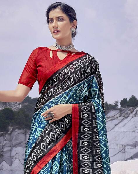 Silk Real Zari Gold Designer Ikat Floral Saree, With Out Blouse Piece at Rs  11375/piece in Nalgonda