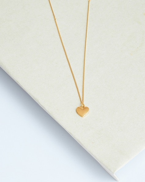 Tiny Heart Necklace, Solid Gold Heart Necklace, Small Gold Heart Necklace,  Dainty Heart Necklace, Pendant Necklaces - Etsy