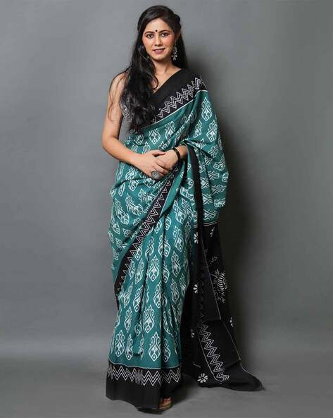 Block print shop saree online