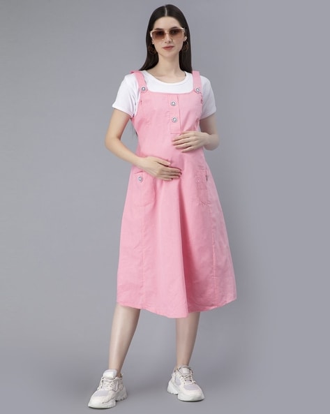 Pink pinafore clearance