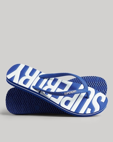 Buy Blue Flip Flop Slippers for Women by SUPERDRY Online Ajio