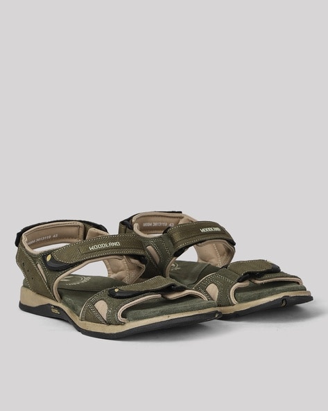 Louis Vuitton Green/Black Suede and Fabric Velcro Sandals Size 42 Louis  Vuitton | TLC